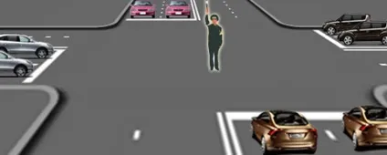 Сигнали регулювальника - сайт autoshkola! (Правила Розділ Пункт) Сигнали регулювальника - сайт autoshkola!