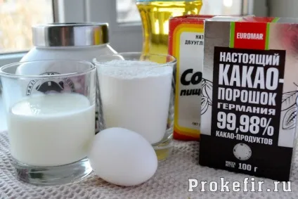 Шоколадні оладки на кефірі - рецепт з фото крок за кроком (оладки) Шоколадні оладки на кефірі - рецепт з фото крок за кроком