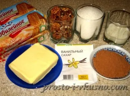 Шоколадна ковбаска з печива