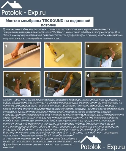 Шумоізоляція стелі в квартирі - сучасні матеріали, їх особливості, монтаж (особливості) Шумоізоляція стелі в квартирі - сучасні матеріали, їх особливості, монтаж