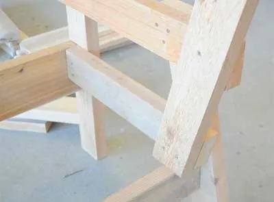 Лавка зі столиком 3d модель, креслення, розміри