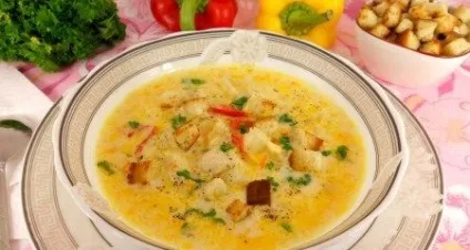 Сирний суп в мультиварці рецепти з фото, калорійність страв
