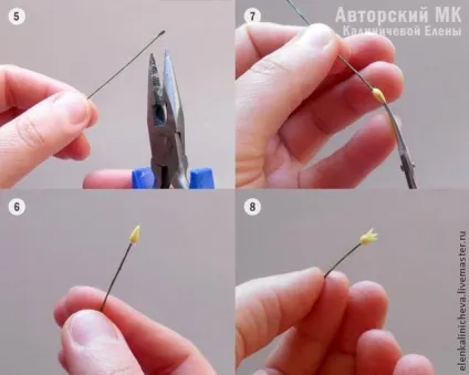 Бузок з холодного фарфору
