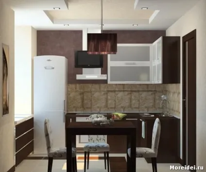Сучасний дизайн маленької кухні