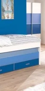 Спальня в синіх тонах