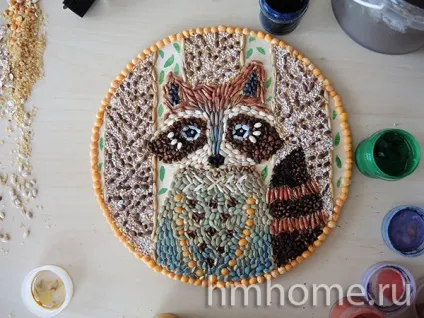 Декоративне панно з круп - домашній hand-made (декоративне панно круп) Декоративне панно з круп - домашній hand-made