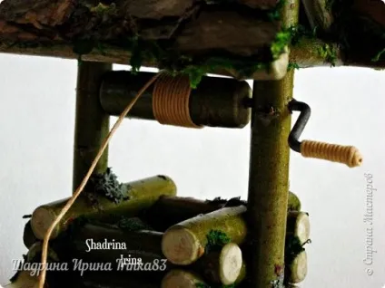 Робимо мініатюрний рубаний колодязь з відерцем з берести, країна майстрів (виріб) Робимо мініатюрний рубаний колодязь з відерцем з берести, країна майстрів