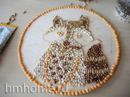 Декоративне панно з круп - домашній hand-made (декоративне) Декоративне панно з круп - домашній hand-made