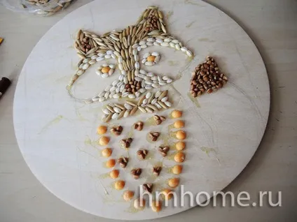 Декоративне панно з круп - домашній hand-made (круп) Декоративне панно з круп - домашній hand-made