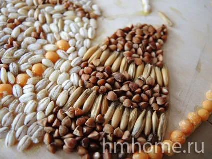Декоративне панно з круп - домашній hand-made (декоративне панно круп) Декоративне панно з круп - домашній hand-made