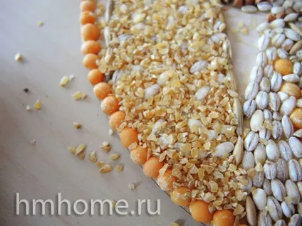 Декоративне панно з круп - домашній hand-made (декоративне) Декоративне панно з круп - домашній hand-made