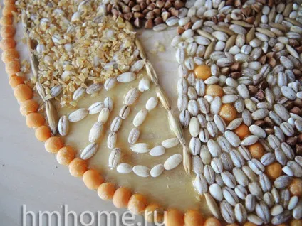 Декоративне панно з круп - домашній hand-made (декоративне) Декоративне панно з круп - домашній hand-made