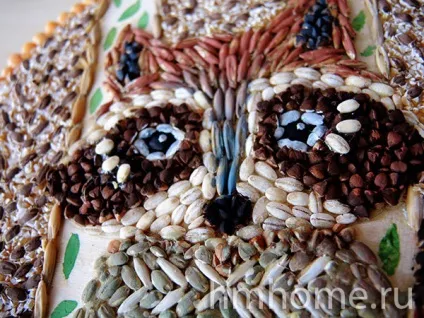 Декоративне панно з круп - домашній hand-made (панно) Декоративне панно з круп - домашній hand-made