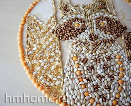 Декоративне панно з круп - домашній hand-made (декоративне панно круп) Декоративне панно з круп - домашній hand-made