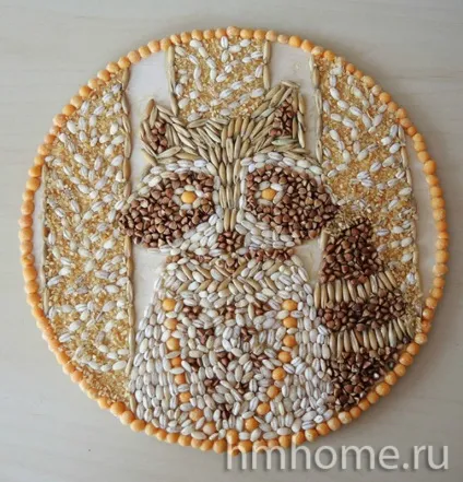 Декоративне панно з круп - домашній hand-made (панно) Декоративне панно з круп - домашній hand-made
