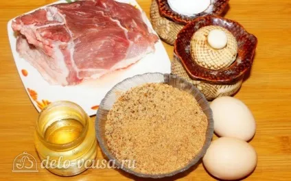 Свинячі відбивні в паніровці рецепт з фото - покрокове приготування відбивних в панірувальних сухарях (відбивні) Свинячі відбивні в паніровці рецепт з фото - покрокове приготування відбивних в панірувальних сухарях