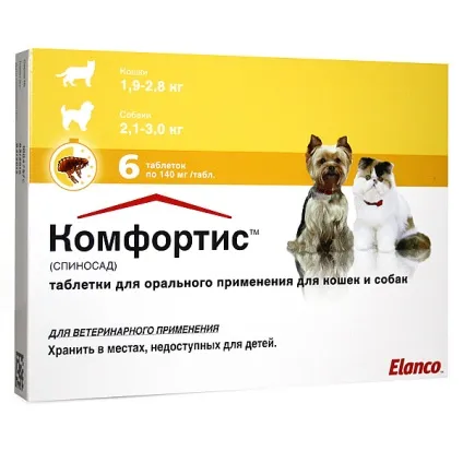 Таблетки комфортіс від бліх інструкція та відгуки (бліх) Таблетки комфортіс від бліх інструкція та відгуки