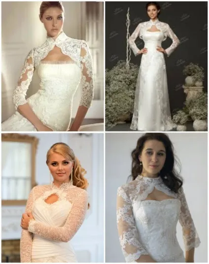Весільне болеро з довгим рукавом - популярні моделі для наречених з фото (болеро) Весільне болеро з довгим рукавом - популярні моделі для наречених з фото