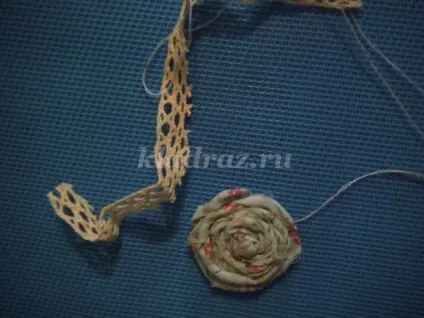 Текстильна брошка своїми руками