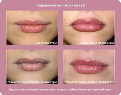 татуаж губ
