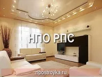 Трирівневі натяжні стелі