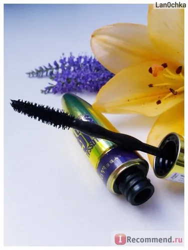 Туш для вій maybelline volum express the colossal big shot - «довгі об'ємні вії,