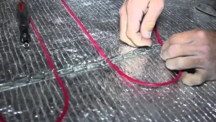 Укладання електричної теплої підлоги