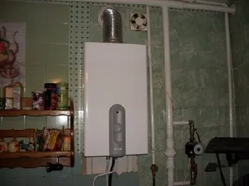 Установка газової колонки в квартирі (газової) Установка газової колонки в квартирі