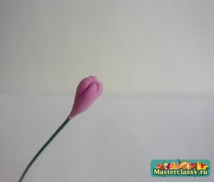Гілочка бузку з холодного фарфору (бузку) Гілочка бузку з холодного фарфору