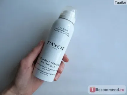 Дезодорант payot deodorant fraicheur naturelle - «дезодорант-спрей payot (payot) Дезодорант payot deodorant fraicheur naturelle - «дезодорант-спрей payot