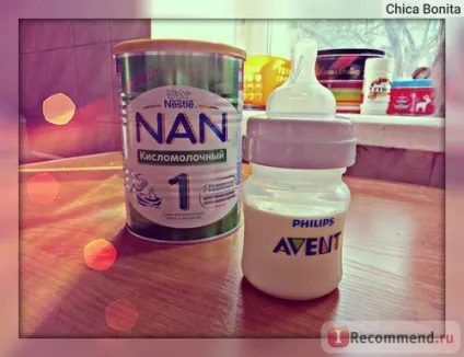 Дитяча молочна суміш nestle nan 1 кисломолочний з народження - «звичайно, все індивідуально, але для