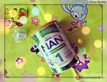 Дитяча молочна суміш nestle nan 1 кисломолочний з народження - «звичайно, все індивідуально, але для