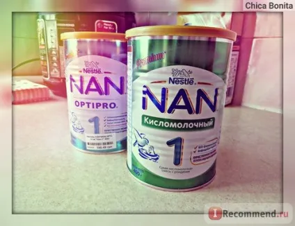Дитяча молочна суміш nestle nan 1 кисломолочний з народження - «звичайно, все індивідуально, але для