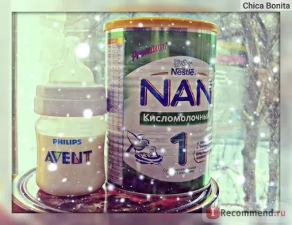 Дитяча молочна суміш nestle nan 1 кисломолочний з народження - «звичайно, все індивідуально, але для