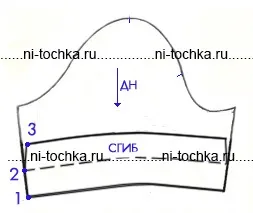 Викрійка жіночого сорочки (сорочки) Викрійка жіночого сорочки