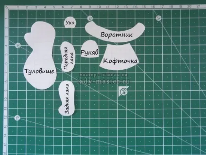 Вінні пух своїми руками, майстер - клас з фото, покроково (фетру потрібно вирізати) Вінні пух своїми руками, майстер - клас з фото, покроково