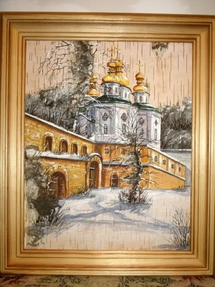 Чарівно красива різьблення по бересті, рукоділля