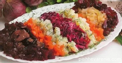 Все про вінегрет - калорійність, властивості, користь, способи приготування (калорійність) Все про вінегрет - калорійність, властивості, користь, способи приготування