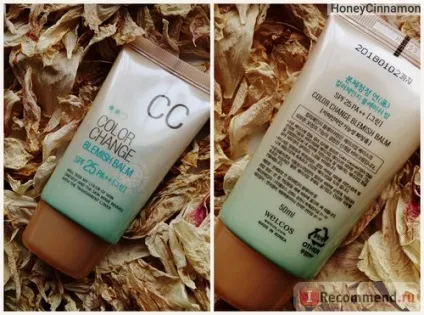 Ст крем welcos color change blemish balm - «ст або сс корейці не перестають дивувати - тепер (blemish) Ст крем welcos color change blemish balm - «ст або сс корейці не перестають дивувати - тепер