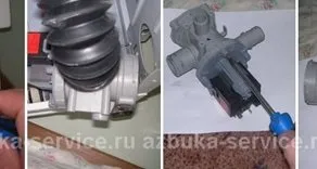 Заміна насоса (помпи) в пральній машині (машинках вертикального типу) Заміна насоса (помпи) в пральній машині