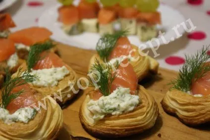 Закуски з слабосоленої сьомги (закуски) Закуски з слабосоленої сьомги