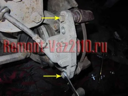 Заміна переднього гальмівного циліндра, ремонт ваз 2110 (2110) Заміна переднього гальмівного циліндра, ремонт ваз 2110