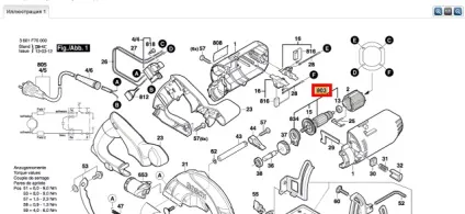 Запасні частини до електроінструменту bosch skil dremel cst
