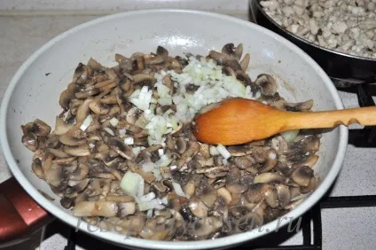 Жульєн з куркою і грибами в духовці