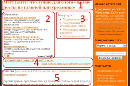 8 Варіантів розташування на сайті контекстної реклами google adsense (розташування) 8 Варіантів розташування на сайті контекстної реклами google adsense