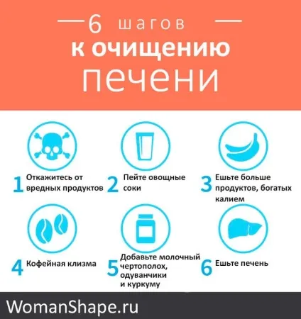 6 Кроків до очищення печінки в домашніх умовах
