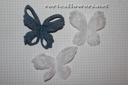 Метелик з тканини, vortex flowers
