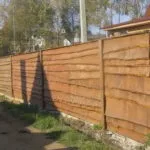 Дерев'яний паркан з обрізної дошки своїми руками - фото і відео (дошки) Дерев'яний паркан з обрізної дошки своїми руками - фото і відео