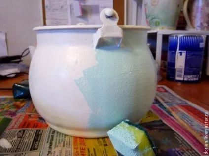 Декупаж старого чайника - ярмарок майстрів - ручна робота, handmade (робота) Декупаж старого чайника - ярмарок майстрів - ручна робота, handmade