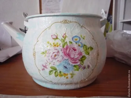 Декупаж старого чайника - ярмарок майстрів - ручна робота, handmade (серветки декупажние) Декупаж старого чайника - ярмарок майстрів - ручна робота, handmade